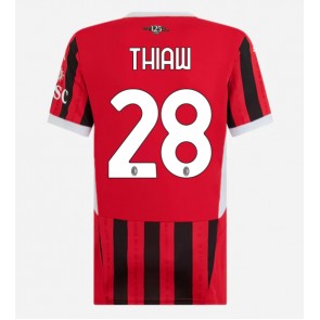 AC Milan Malick Thiaw #28 Hjemmebanetrøje Dame 2024-25 Kort ærmer